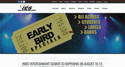 Desktop Screenshot of indieentertainmentsummit.com